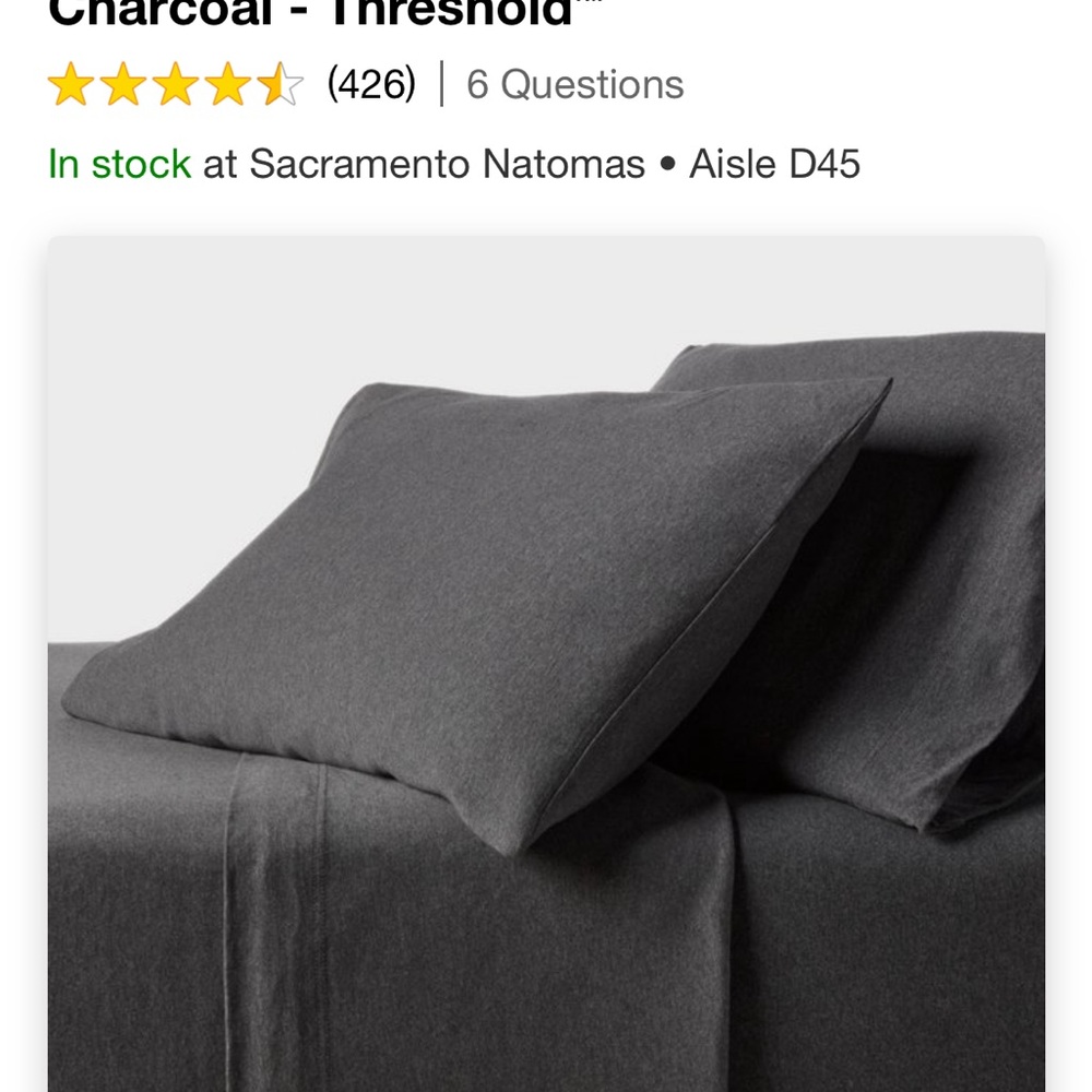 New Threshold Jersey sheet set - Picture 3 of 8